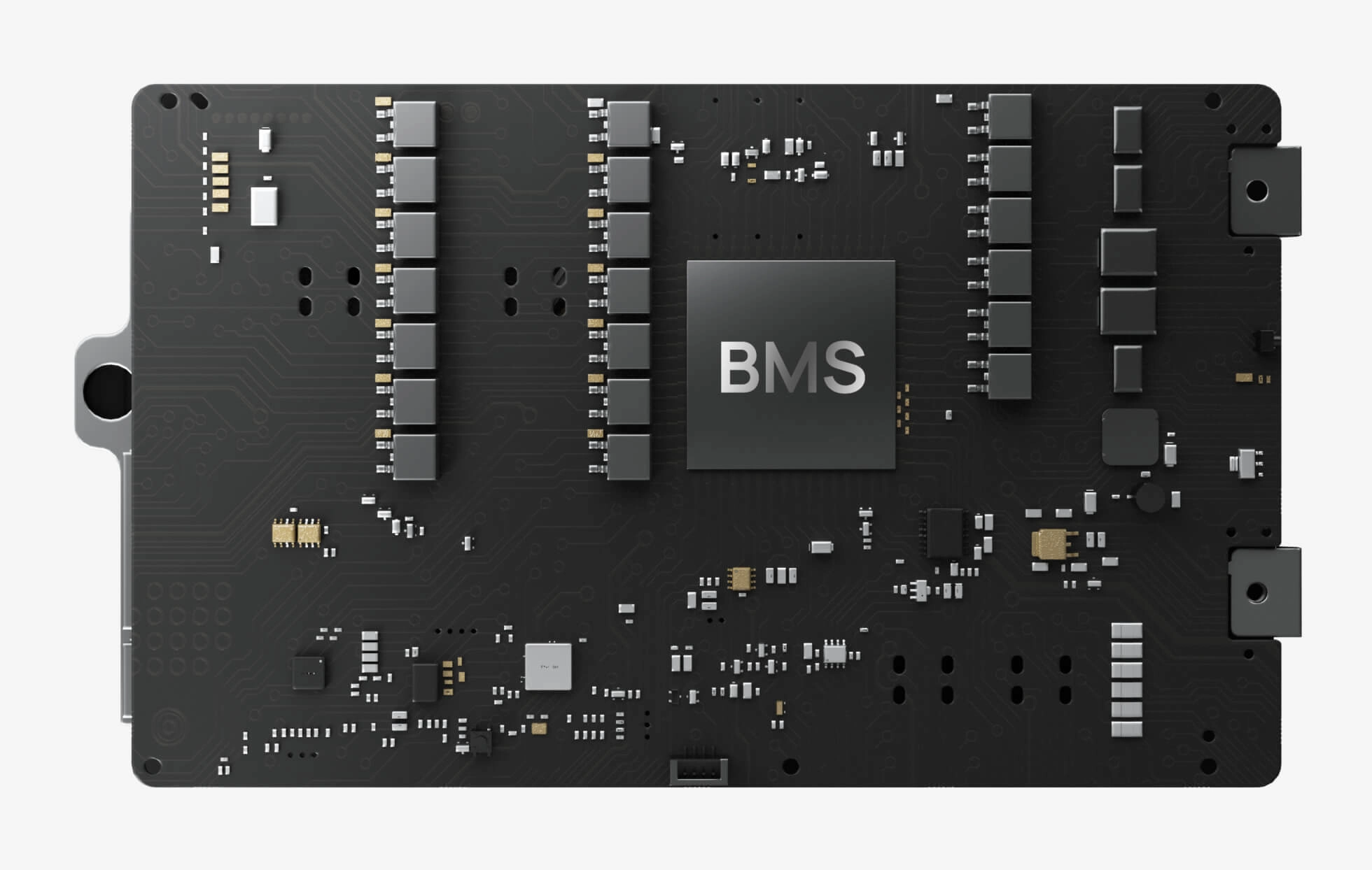 内蔵のBMS（バッテリー管理システム）の画像