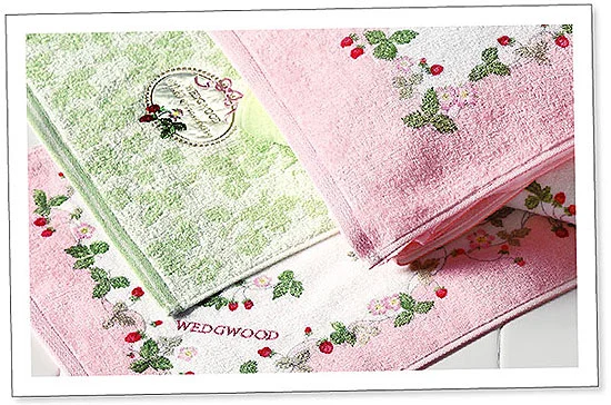 ウェッジウッドタオルセット ピンクの画像1