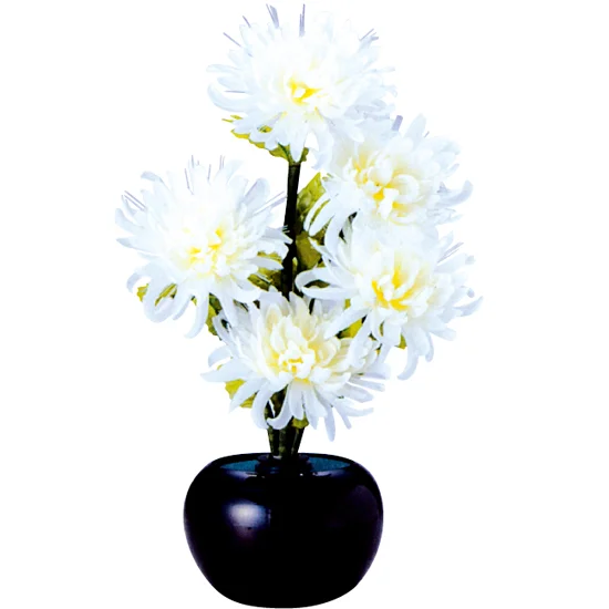 グランドルミナス 白菊の舞 高さ41cm