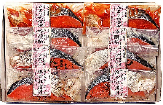 四季舎 秋鮭味くらべ 8切詰合せ
