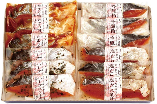秋鮭味比べ詰合せ　（１２切）の画像2