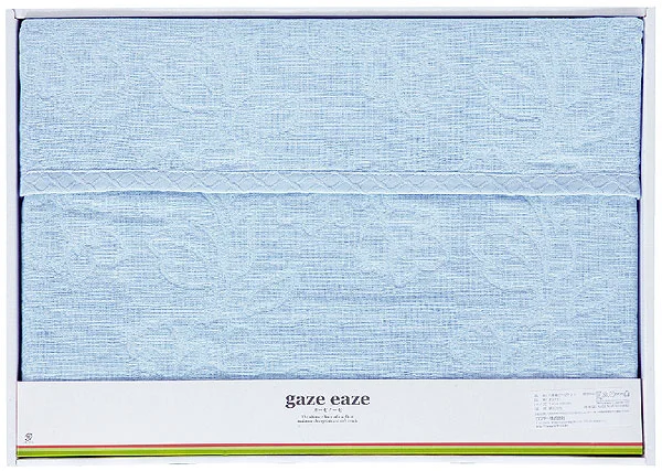 ロフテー六重織ガーゼケット ブルー