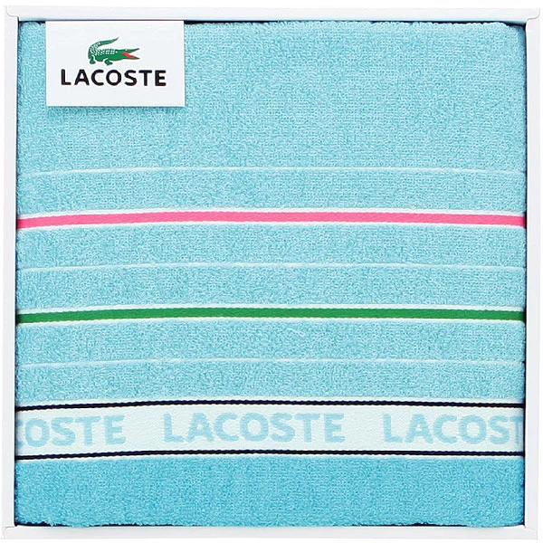 ラコステ タオル LACOSTE ＜LACOSTE＞ラコステフェイスタオル2枚セット : ギフト
