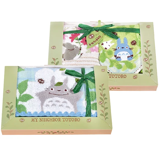 となりのﾄﾄﾛ 森のひなたぼっこ タオルセット