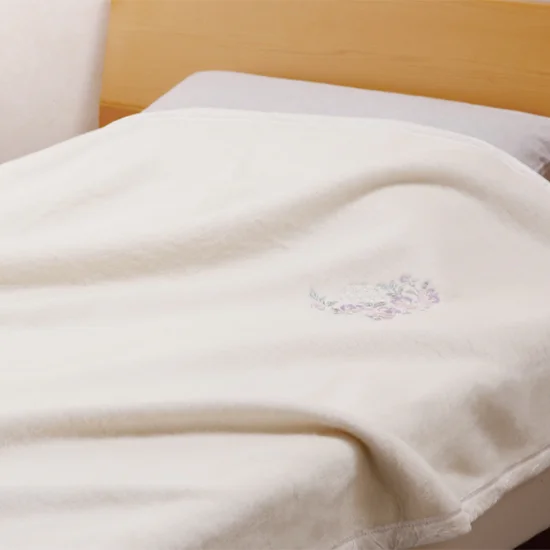 泉州匠の彩 カシミヤ入ウール綿毛布(毛羽部分)の画像1