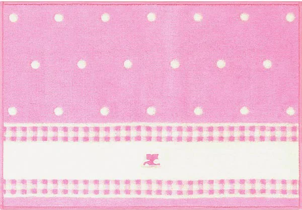 いちご☆courreges　バスマット　日本製　新品未使用　　48×70㎝ IKEHIKO チェスター マット バスマット マルチ インテリア 速乾