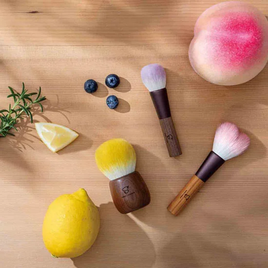 SOMELL GARDEN ハイライトブラシ ブルーベリー×ウォールナットの画像1