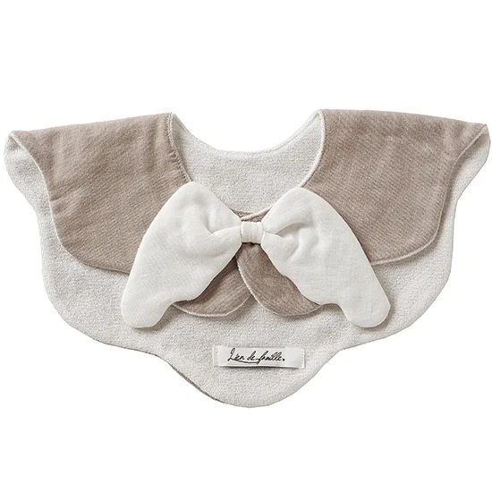 もこもこ天使スタイ グレー