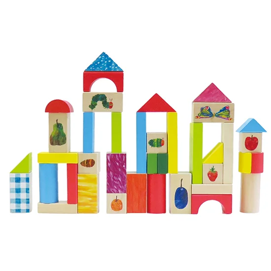 はらぺこあおむし 木製つみきセット50ピース