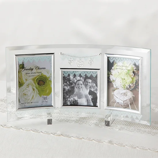 ジュエリーチャームｶﾞﾗｽﾌｫﾄﾌﾚｰﾑ 3窓