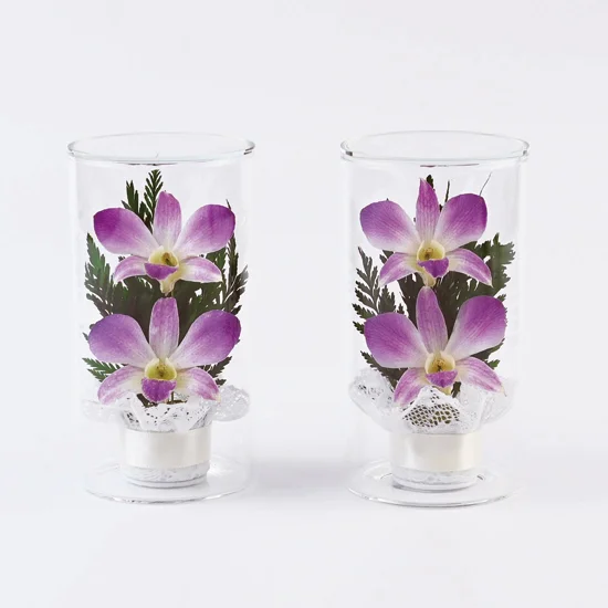 グラスフラワー お供え花S（対）の画像2