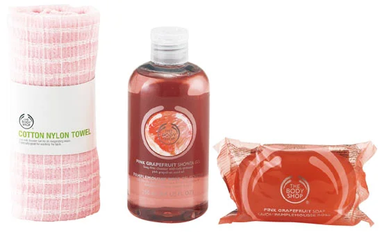ザ・ボディショップ シャワータイムセット ピンクグレ