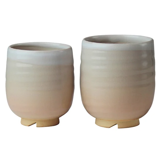 萩焼 萩姫土 丸組湯呑