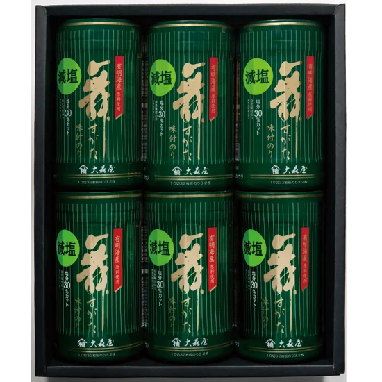 大森屋 減塩味付のり 卓上詰合せ