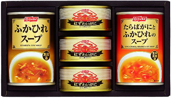 ニッスイ かに缶・ ふかひれスープ缶ギフト 3300円 | 大進オンライン