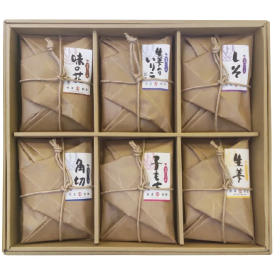 川原食品 小さな油紙6品セット