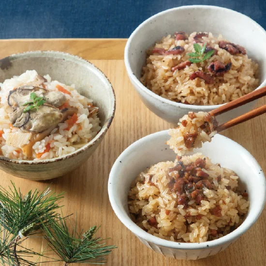 レンジで簡単調理 6種の海 鮮炊き込みご飯セット