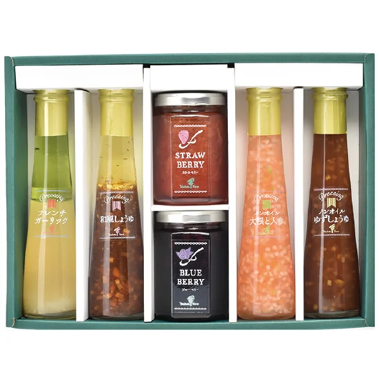 たかはたファームｼﾞｬﾑ･ﾄﾞﾚｯｼﾝｸﾞ詰合せ