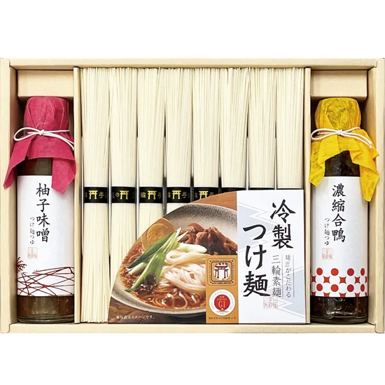 つけ麺つゆで食べる 三輪素麺