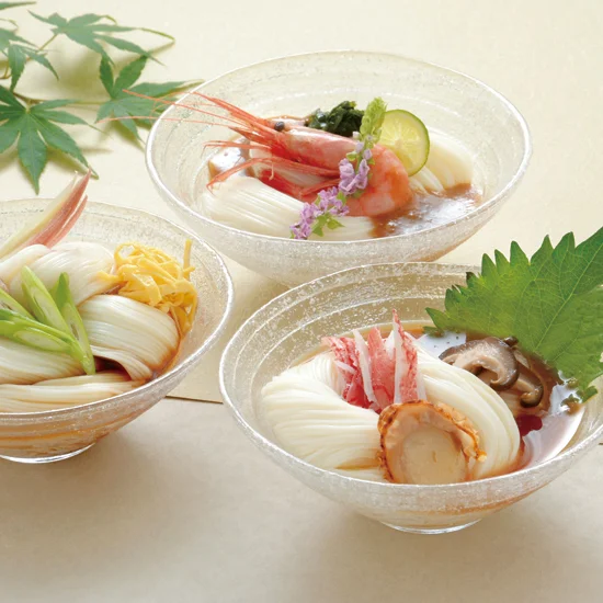 三輪素麺 四種麺食べ比べの画像1