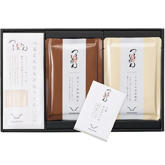 つるとんたん かけ･ｶﾚｰ･ｸﾘｰﾑのおうどん(3人前)