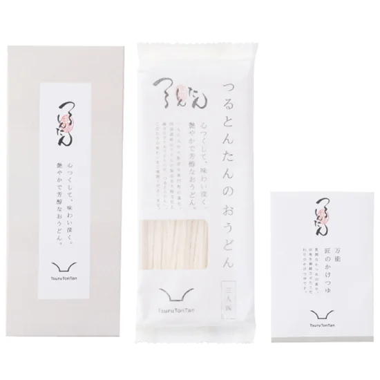 つるとんたん かけのおうどん(3人前)