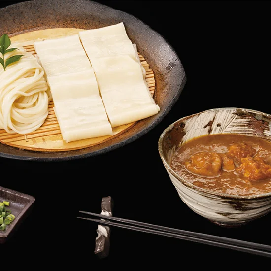 老舗のカレーつけうどん