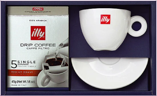 illy（イリー）ードリップコーヒー &カップ・ソーサセット 2750円 | 大進オンラインショップ