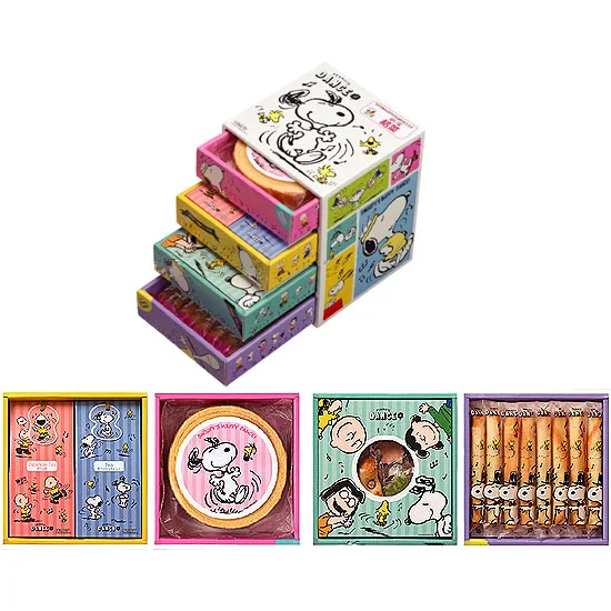 ジョイフルスヌーピー 引出しギフトセット(名前入れ) 女の子