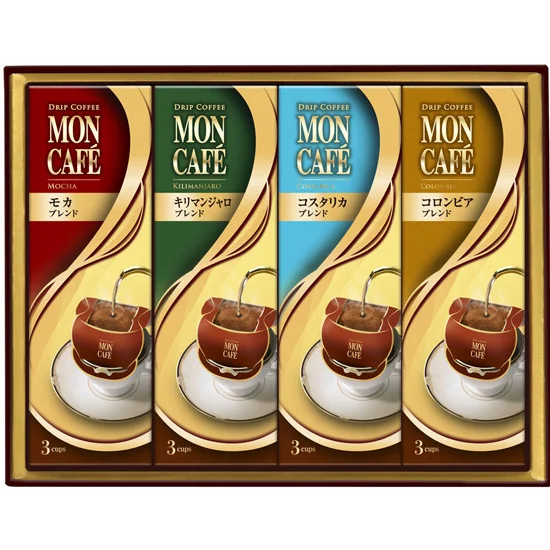 販促ノベルティにおすすめ：モンカフェ　ドリップコーヒーセット