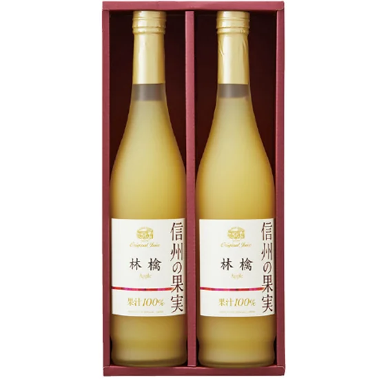 りんご村からのおくりもの信州の果実 林檎ｼﾞｭｰｽｾｯﾄ