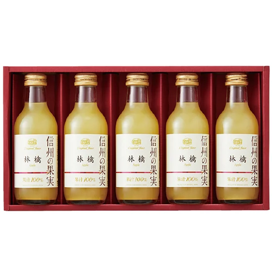 りんご村からのおくりもの信州の果実 林檎ｼﾞｭｰｽｾｯﾄ