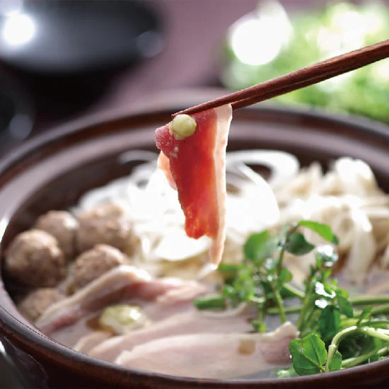 カナール料亭の 鴨しゃぶ鍋セット