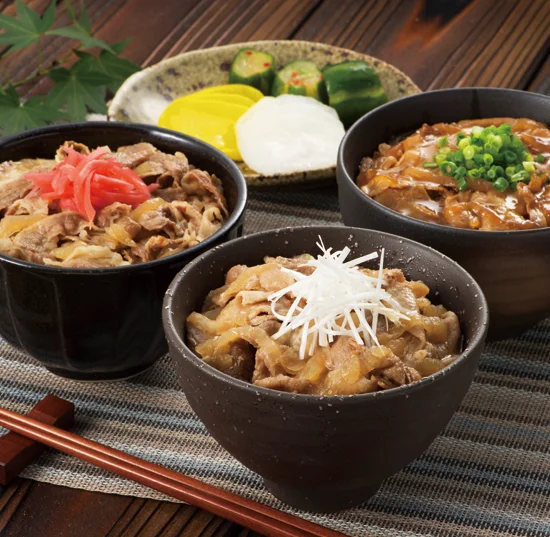 霧島黒豚・国産黒毛和牛黒豚丼・和牛ミニ丼の具三昧