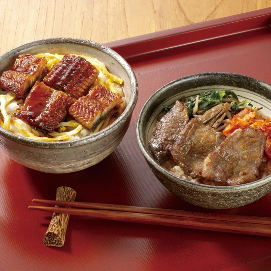 米沢牛黄木 米沢牛焼肉ご飯・鰻ご飯セット