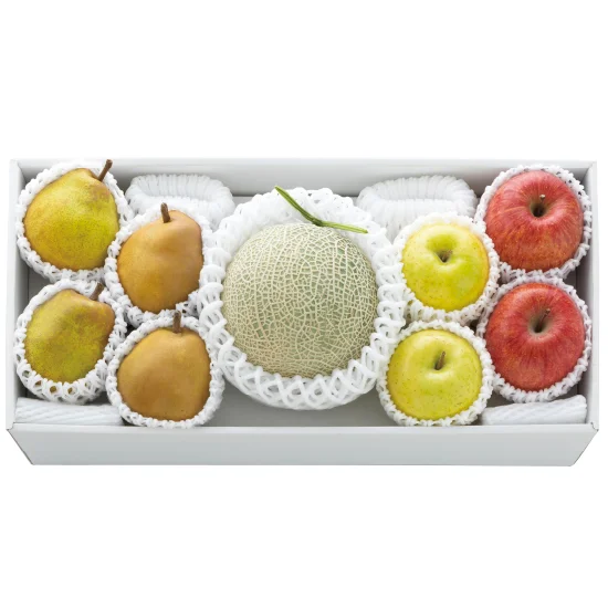 温室マスクメロン&ラ・フランス &りんご詰合せ