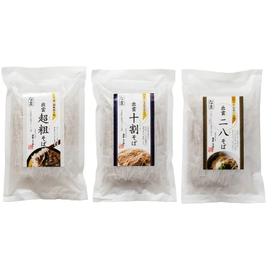 石臼挽き出雲そば 食べ比べセット