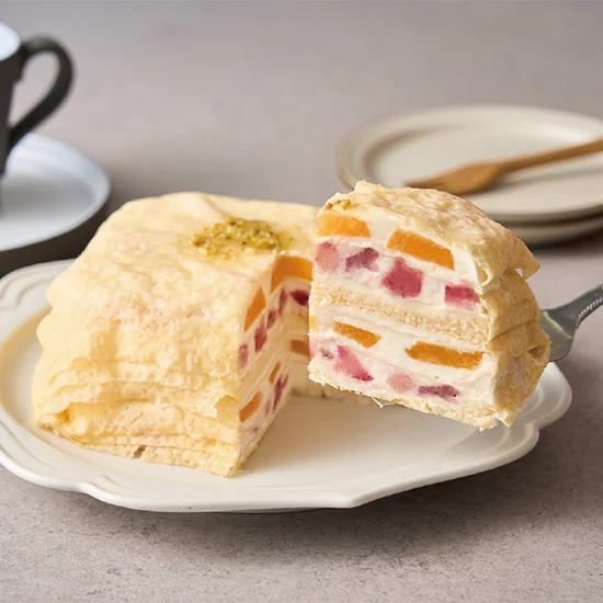 ホシフルーツ 桃と苺のミルクレープKasane