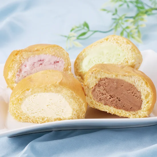 三原 八天堂まるでアイスなくりーむパン4種 8個詰合せ