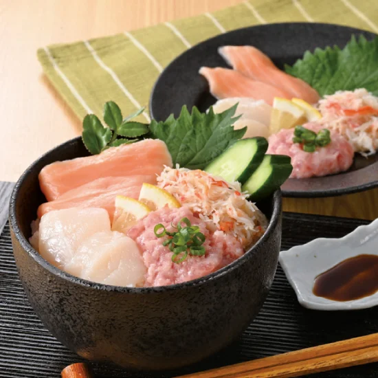 海の幸４種海鮮どんぶりの具