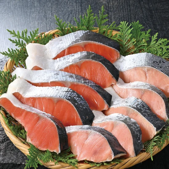 天然紅鮭・天然銀鮭切り身セット