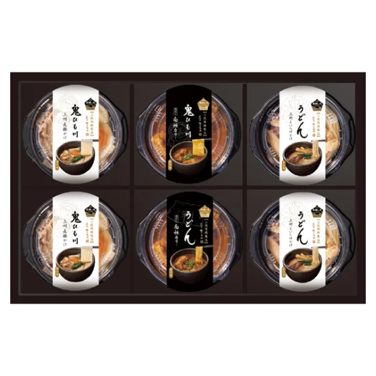 老舗のうどん味くらべ6食セットの画像1