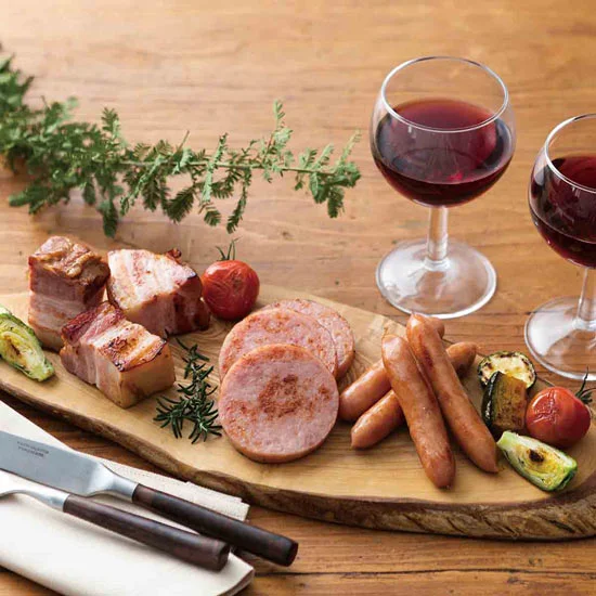 鹿野高原牧場 ソーセージ・ベーコンセットの画像1