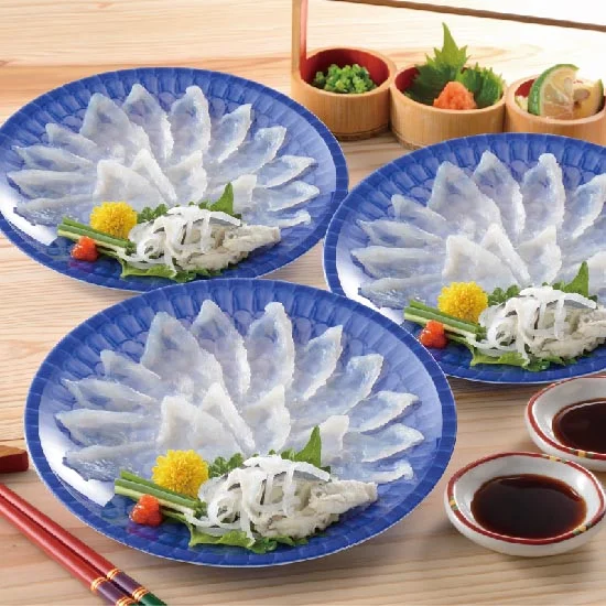 日高食品 とらふく刺身小皿セットの画像1