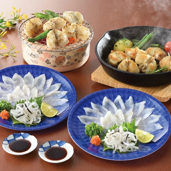 日高本店 ふくざんまい （刺身・やきふく）