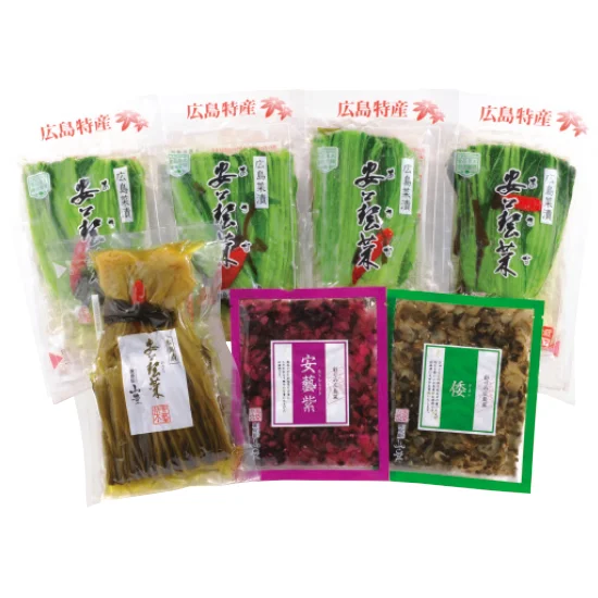山豊 広島菜漬 詰合せ〈安藝菜三昧〉の画像2