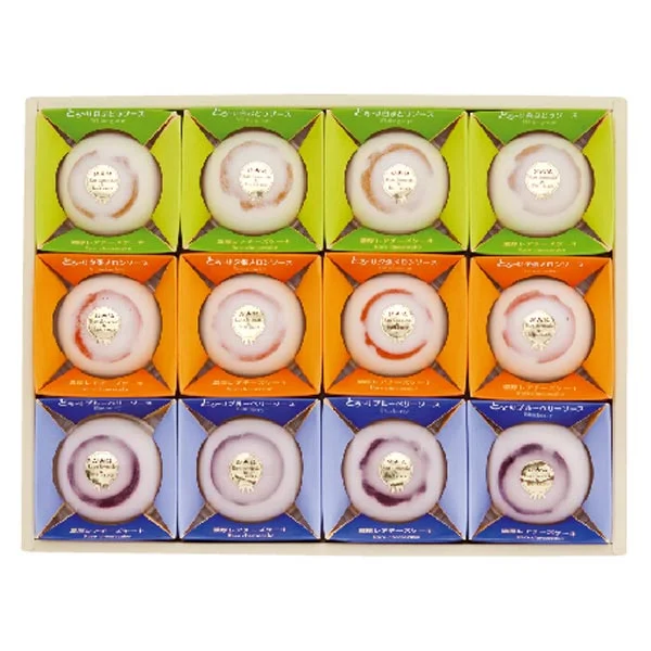 とろ～りフルーツソースの 濃厚レアチーズケーキ