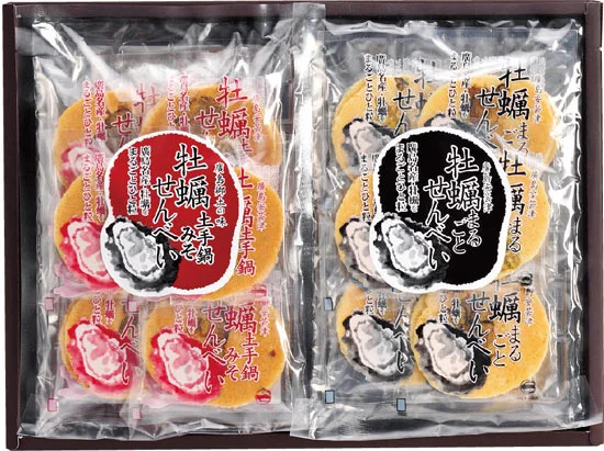 安芸津マルイチ商店牡蠣まるごとせんべい詰合せ