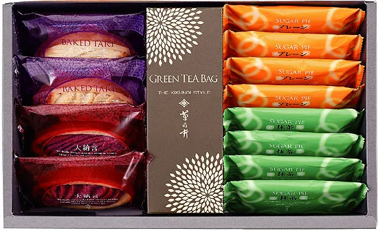 京都 菊乃井 焼き菓子&日本茶詰合せ 3300円 | 大進オンラインショップ