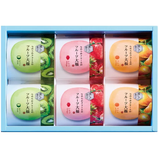 ひととえ　凍らせて食べるなめらかｸﾘｰﾑのﾌﾙｰﾂ大福